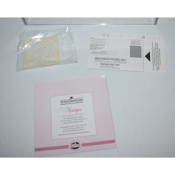 Monique Bride Doll from Forever Starts Today Collection Ashton-Drake COA - Picture 8 of 13